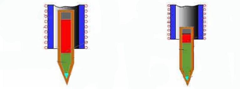 Vertical método de congelación del gradiente